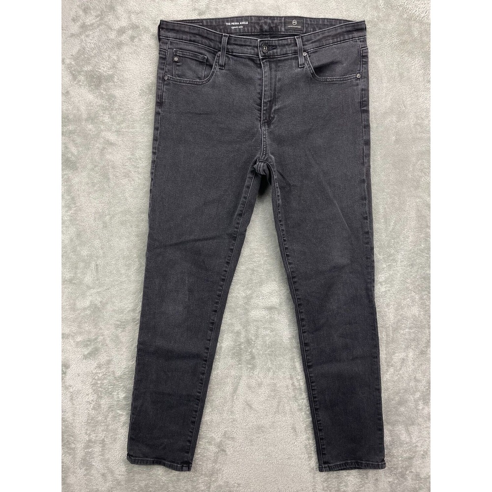 AG Adriano Goldschmied Black Ankle Jeans